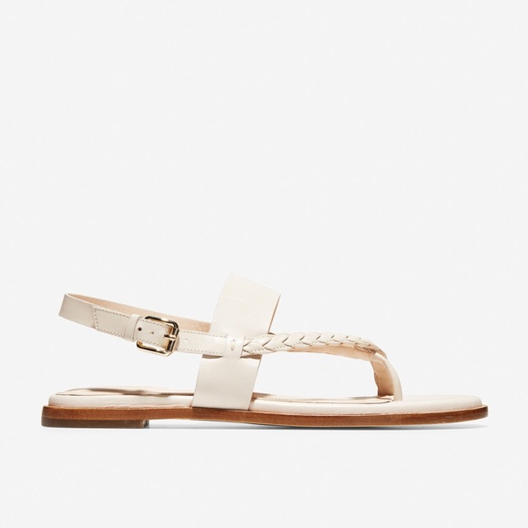 Cole Haan Anica Leather Slingback Thong Sandals - Picture 4 of 7